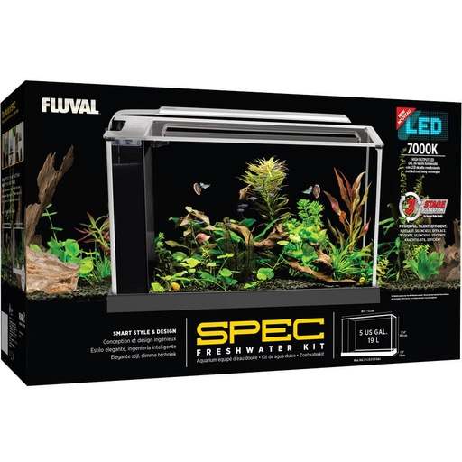 [HA10516] Fluval Spec Aquarium Kit 19L 5 US Black