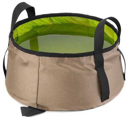 [FOLDTUB] Folding Water Tub Bucket Ultra-Light Anti-Tear Outdoor Camping Travel Survival Adventure Washbasin