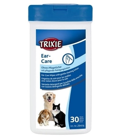 [200652-1] Trixie Ear Care Wipes for Dogs & Cats 30pcs