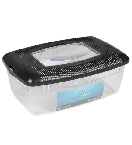 [205937-2] Aqua D'Ella Pet Keeper Low Rim Box BLACK 48X31X18CM