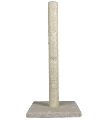 [206157-1] ebi Scratching Tree Classic High Post for Cats - WHITE/40X40X90CM
