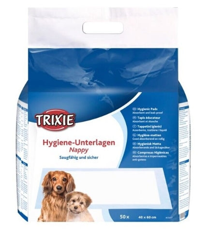 [201334-1] Trixie Nappy Puppy Pad 50 pcs 40x60cm