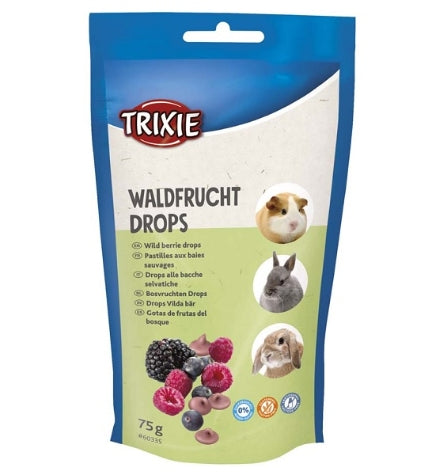 [102338-1] Trixie Wild Berry Drops Small Pet Treats - WILD BERRY/75G