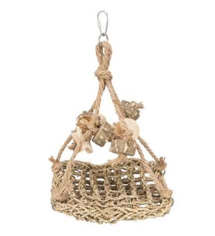 [205777-1] Trixie Sea Grass Swing for Birds & Small Pets BROWN 19X19CM