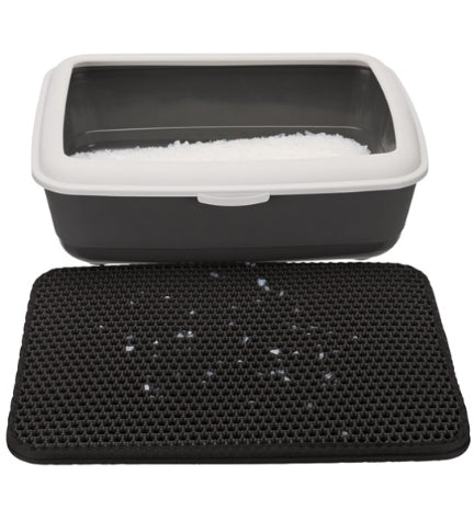 [201317-1] Trixie Sieve Mat for Cat Litter Trays - GREY/35X45CM