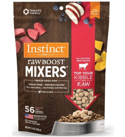 [103095-1] Instinct Raw Boost Mixers Beef Freeze Dried Dog Food Topper 6oz