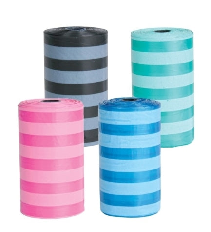[200879-1] Trixie Medium Dog Dirt Bags with Stripes - 4X20PCS