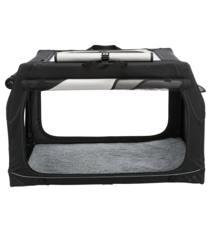 [205104-2] Trixie Vario Mobile Kennel for Dogs - BLACK/99×65×71CM