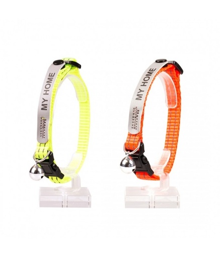 [LR11159] Duvo+ Cat Collar Reflective Outdoor Quality with Bell and Address Compartment 20-30cm / 10mm