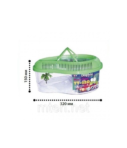 [TRTLBWLTT320C] KW Zone Dophin Turtle Plastic Tank