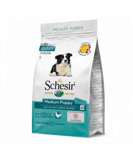 [C02056012] Schesir Medium Puppy With Chicken 3kg