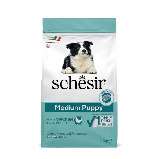 [C02056012] Schesir Medium Puppy With Chicken 3kg