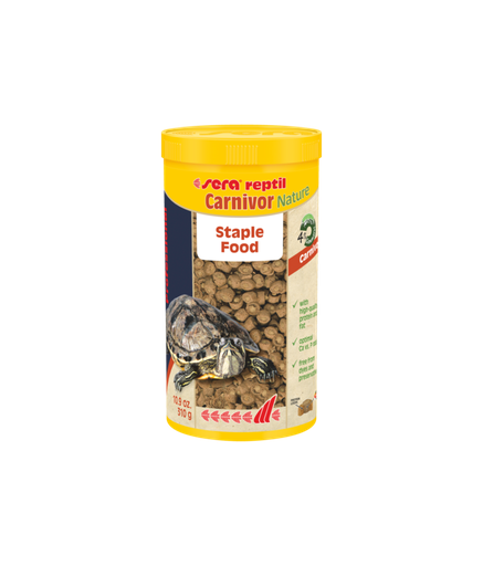 [SR01822] Sera Reptil Profess Carnivor Two Colored Floating Granules Supplementary Food 1000ml