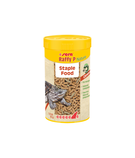 [SR01850] Sera Raffy P Nature Reptile Food Yellow Red 1.7oz / 250ml