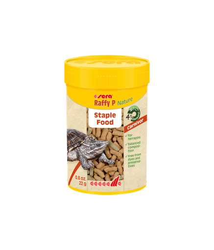 [SR01840] Sera Raffy P Nature Reptile and Amphibians Food 100ml