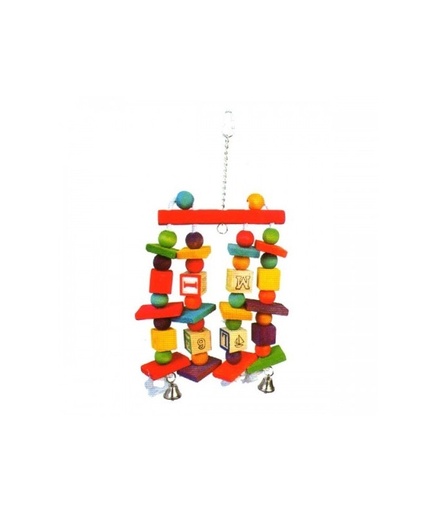 [BTLB029] VanPet Hanging Toy for Big Birds With Bells 17.7inch