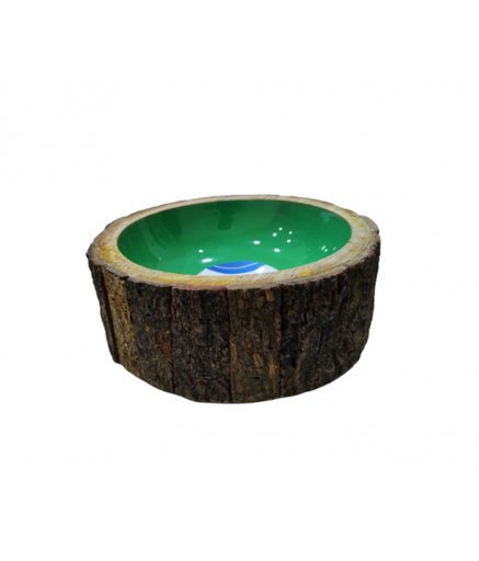 [SWT 6016-M] Pado Wooden Dish Straight With Wood Cover Medium