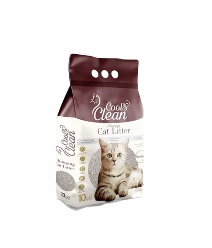 [8680731090215] Patimax Cool & Clean Clumping Cat Litter Baby Powder 10L