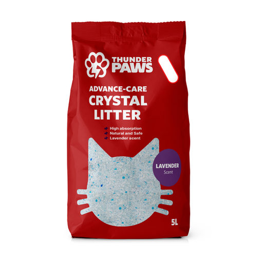 [201804-2] Thunder Paws Advance Care Lavender Crystal Cat Litter 5L