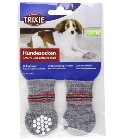 [201171-3] Trixie Slipproof Socks for Dogs - S-M