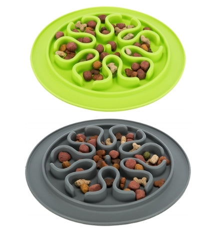 [205049-2] Trixie Slow Feeding Mat Silicone for Dogs - GREY/24CM