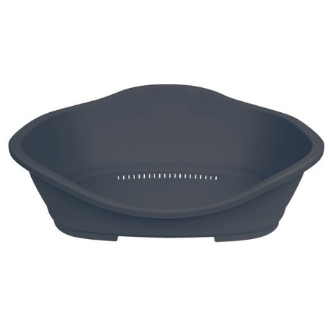 [201257-2] Trixie Sleeper Plastic Dog Bed - ANTHRACITE/68X47CM