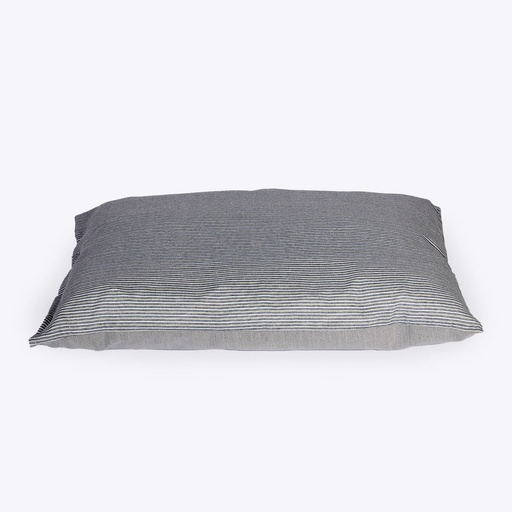 [207001-2] Danish Design Rustic Stripes Grey Snuggle Dog Bed - 80X65X26CM