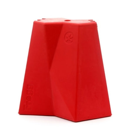 [205489-3] Frogg The Brick Dog Toy - RED/12X8X11CM