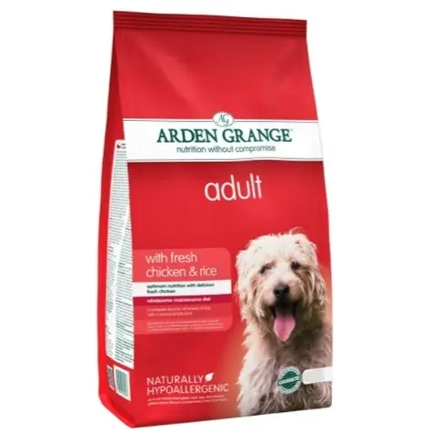 [101228-1] Arden Grange Adult Fresh Chicken & Rice Dry Dog Food 2kg
