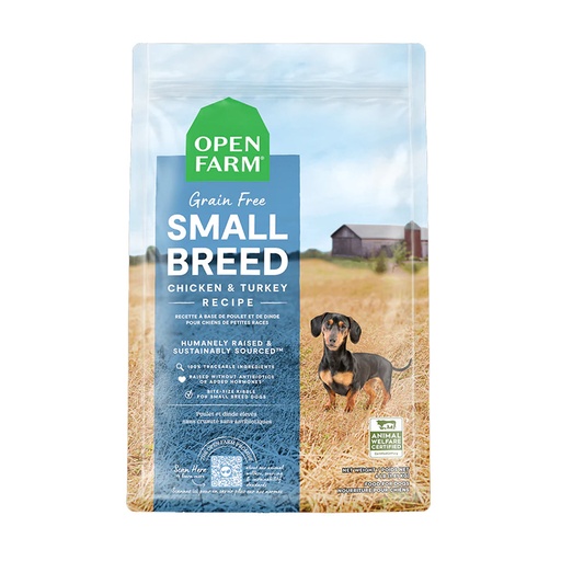 [105378-2] Open Farm Grain Free Small Breed Dry Dog Food - 4.98KG