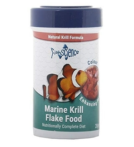 [101269-2] FishScience Marine Krill Flake Fish Food - 50G