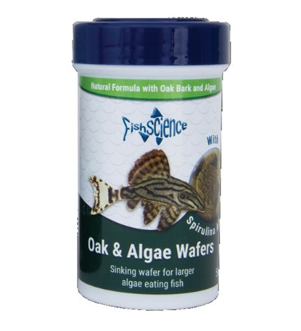 [101472-2] Fish Science Oak and Algae Wafer Food for Fish - 120G