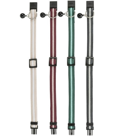 [206198-4] Trixie Stripes Elastic Cat Collar - RED