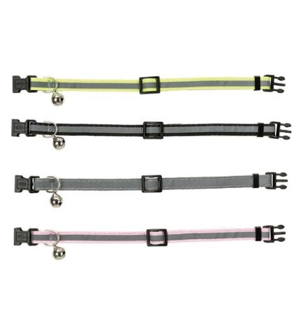 [204643-2] Trixie Reflective Collar for Kittens - GREY/18CM