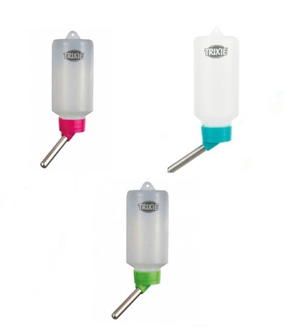 [205042-3] Trixie Water Bottle for Small Pets - PINK/100ML