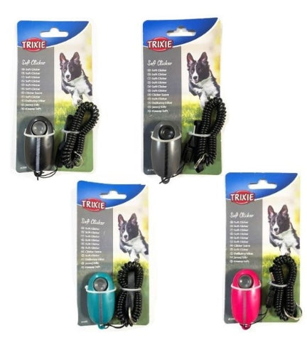 [205366-1] Trixie Dog Activity Soft Clicker for Dog Training - BLACK