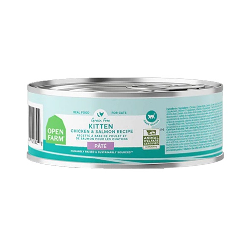 [105384-1] Open Farm Kitten Chicken & Salmon Pate Wet Cat Food - 150G