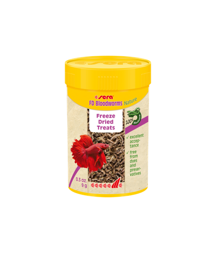 [SR01130] Sera FD Bloodworms Nature 4.5gm