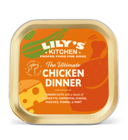[106101-1] Lily's Kitchen The Ultimate Chicken Dinner Wet Dog Food - 150G