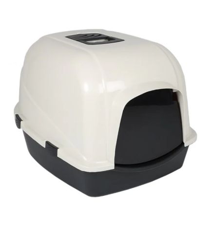 [204773-2] ebi Cat Toilet Eclipse 70 Zen Series Litter Box for Cats - WHITE/56X70X46CM