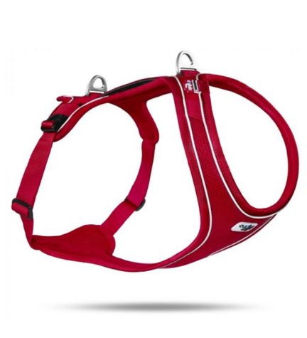 [206289-8] Curli Belka Comfort Harness for Dogs - RED/MEDIUM