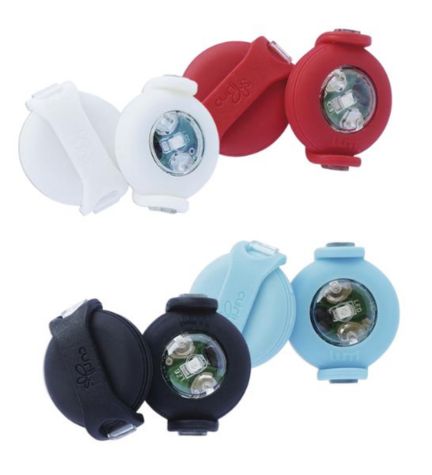 [206291-1] Curli Luumi LED Safety Lights - BLACK