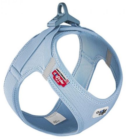[206297-43] Curli Vest Harness with Curli Clasp Air Mesh for Dogs - LIME/XXXS