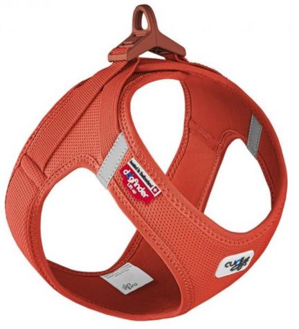 [206297-36] Curli Vest Harness with Curli Clasp Air Mesh for Dogs - LIGHT-TAN/XXXS