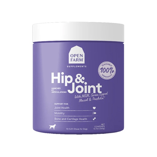 [206956-1] Open Farm Hip & Joints Chews Supplement for Dogs - 360G