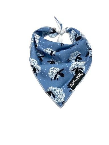 [207094-1] Bud & Billy Counting Sheep Bandana 50x28x37cm