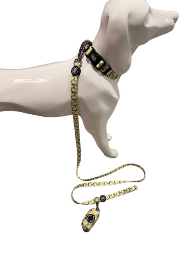 [207102-3] Bud & Billy Flamingo Dog Leash 2cm