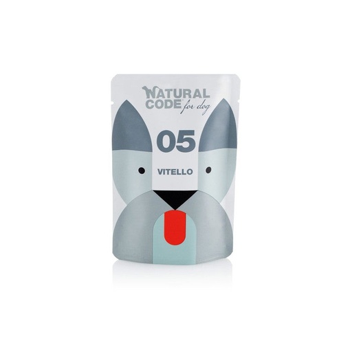 [105879-1] Natural Code 05 Veal Soft Jelly Wet Dog Food - 100G