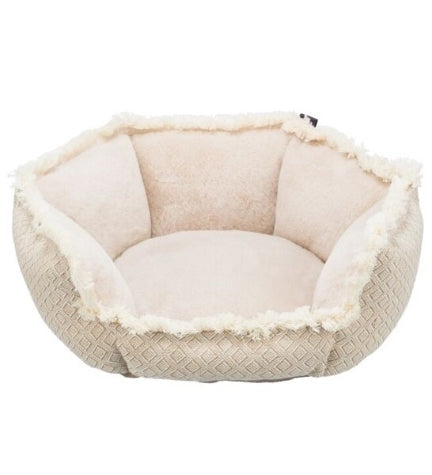 [205802-2] Trixie Boho Basket Bed for Dogs - BEIGE/65X65CM