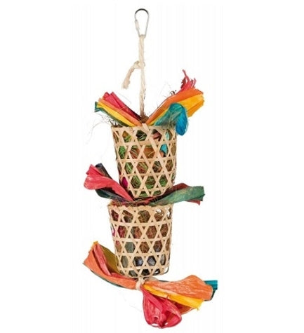[201215-1] Trixie Toy with Natural Nesting Materials for Birds 35cm